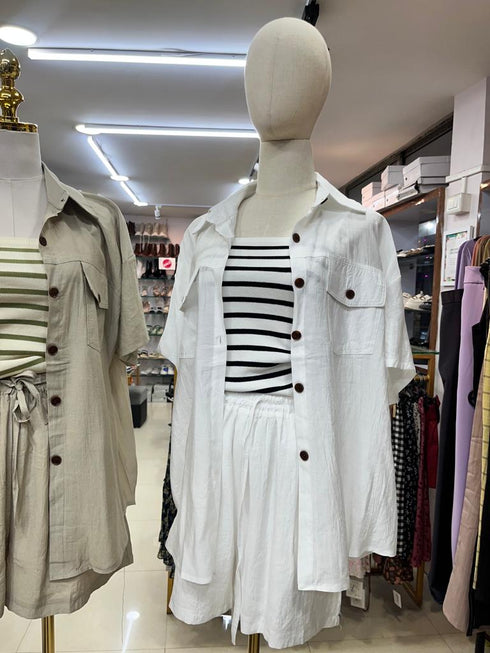 High Quality Collar Half sleeves Shirts With Tops and Shorts